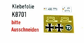 NPE NZ22335 - H0 Decalbogen für Bundeswehr-Schützenpanzer